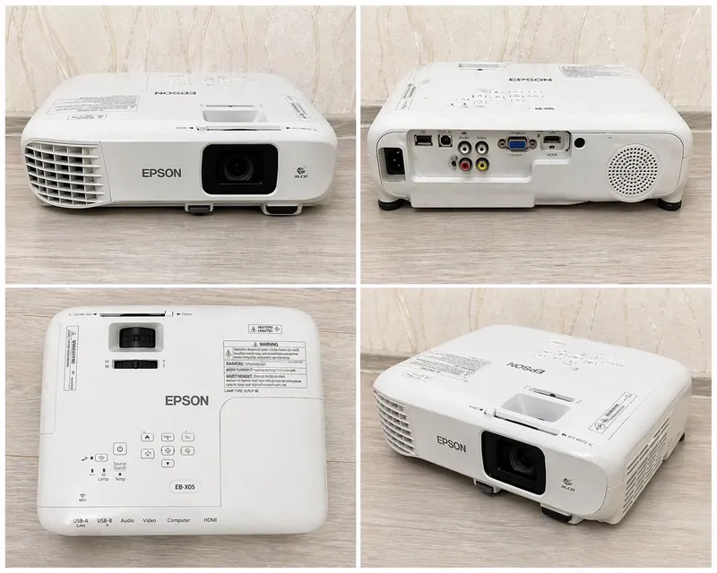 Epson EB-X05 proyektor ideal holatda, kam ishlatilgan
