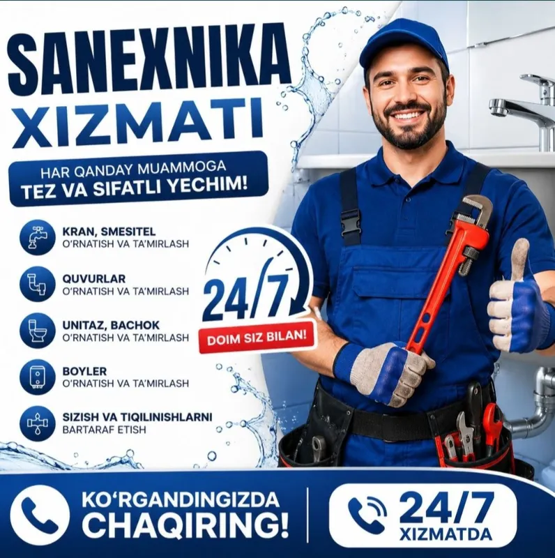 Сантехник 24/7 Услуга сантехника 24/7 Сантехник 24/7 Услуга сантехника 24/7