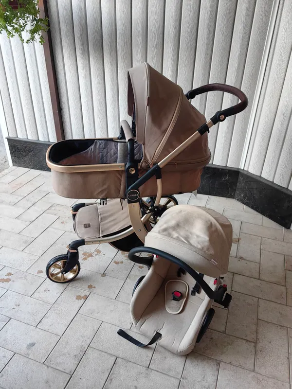 Avtokresloli 2 tasi 1 da Luxmom bolalar aravachasi 2 Avtokresloli 2 tasi 1 da Luxmom bolalar aravachasi 2