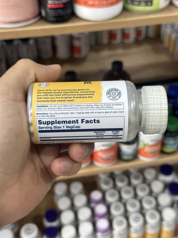 Solaray Niacinamide 500 mg 100 kapsula 2 Solaray Niacinamide 500 mg 100 kapsula 2