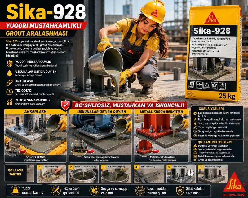 sika grout 928 безусадочная