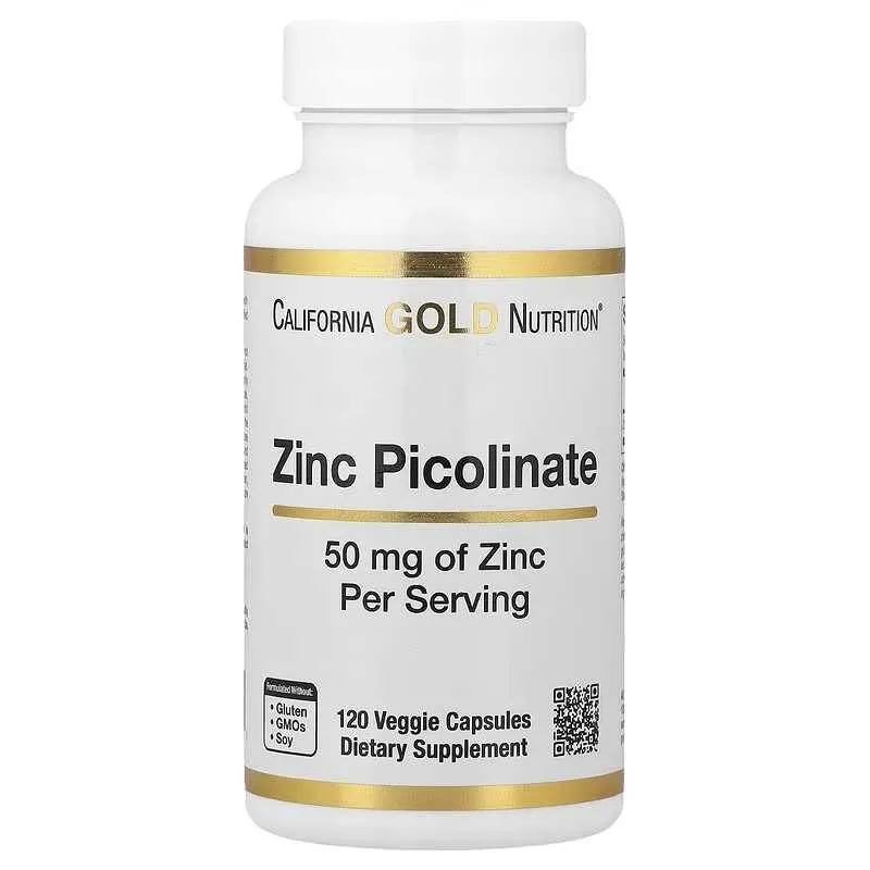 California Gold Zinc Picolinate пиколинат цинка — фото 1