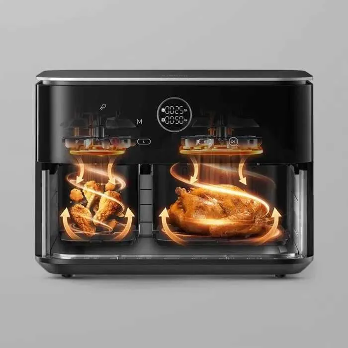Фритюрница-аэрогриль Xiaomi Dual Zone Air Fryer 10L Global — фото 6 Фритюрница-аэрогриль Xiaomi Dual Zone Air Fryer 10L Global — фото 6