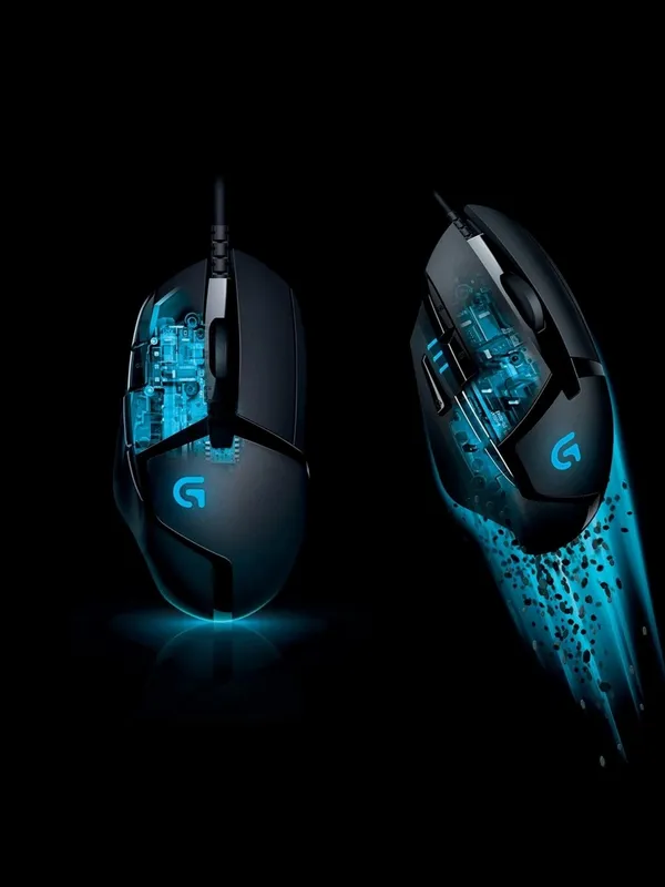 Игровая проводная мышка Logitech G402 Hyperion Fury, 8 кнопок — фото 4