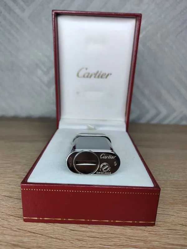 Cartier зажигалка оригинал с коробкой и документами — фото 1