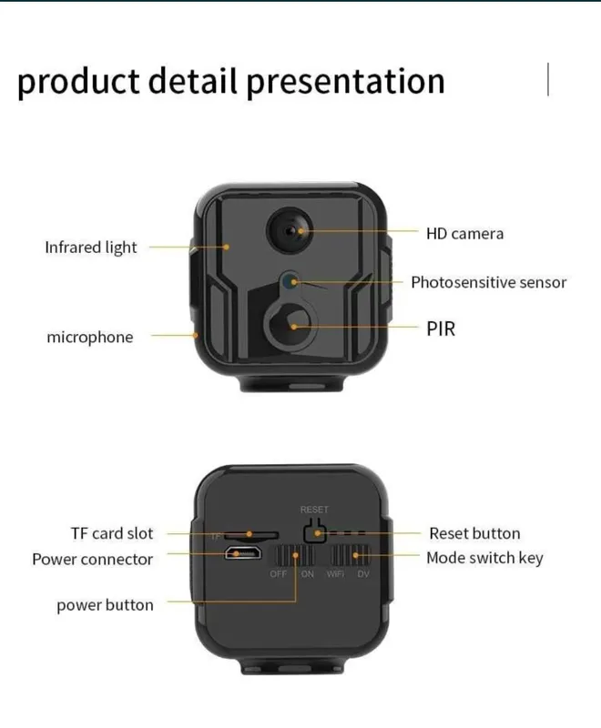 Мини камера Camsoy T9 5 Мини камера Camsoy T9 5