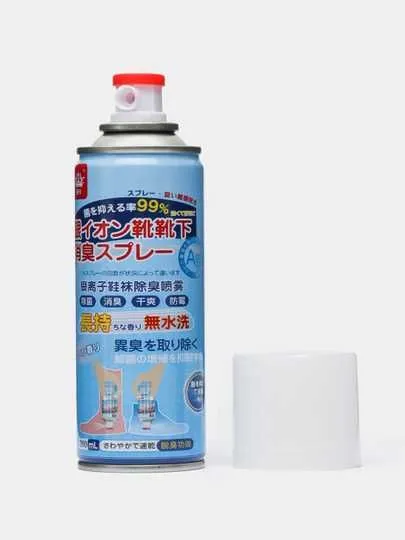 Oyoq va poyabzal uchun deodorant sprey, ter hidiga qarsh — фото 1