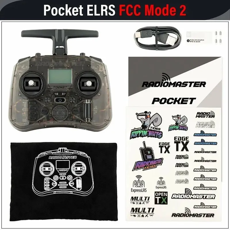 Radiomaster pocket dron samalyot va robowar uchun 8