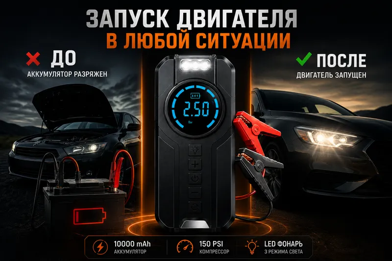 Avtomobil uchun ishga tushirish qurilmasi (kompressor) 3