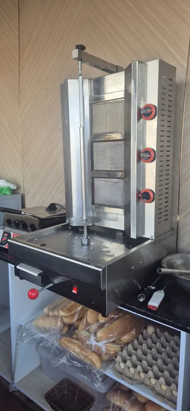 Lavash shaurma aparat gazli matorli
