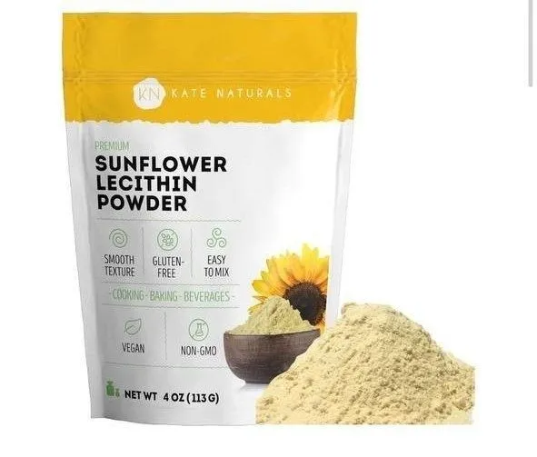 Sunflower Lecithin Powder,подсолнечный лецитин порошок, 113g, лиситин