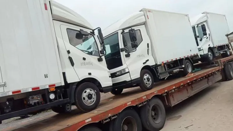 Byd T5 грузовая машина борт четыре на два