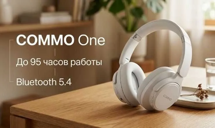 Беспроводные наушники COMMO One— Новые в коробке! АКЦИЯ! 1