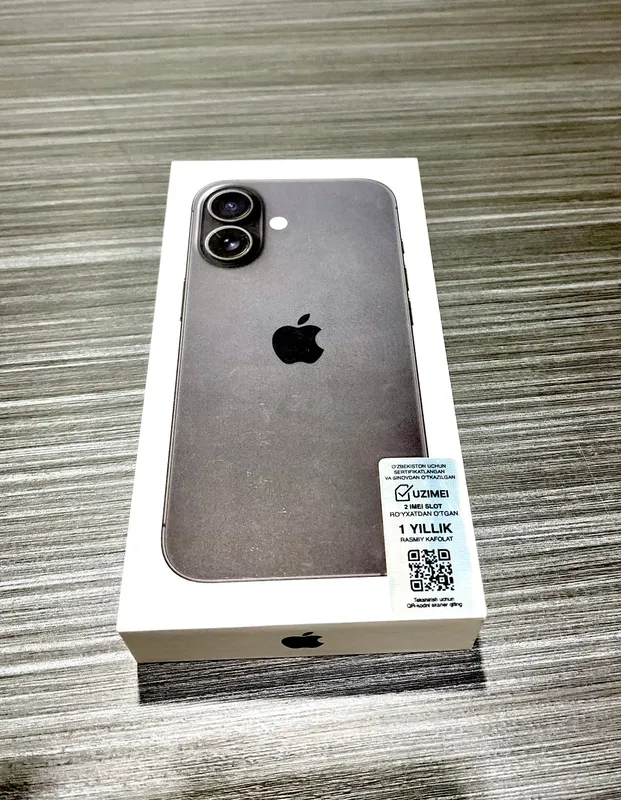 Iphone 16 Black 128GB - Ochilmagan — фото 1