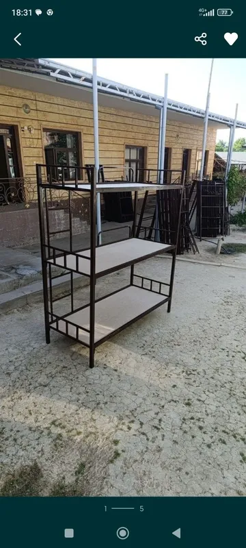 Двухъярусная кровать Двухъярусная крават. Ikki etajli temir kravat — фото 1