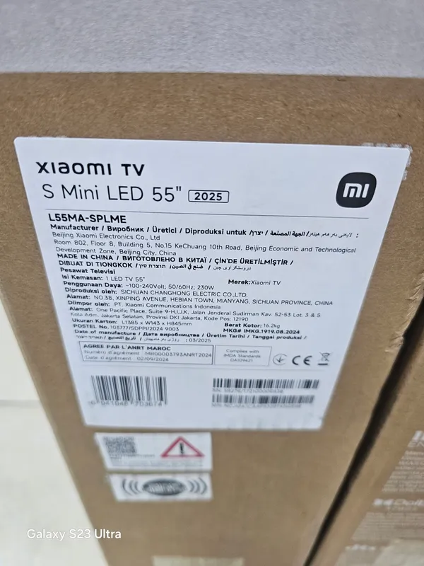 Телевизор Xiaomi 55 S Mini-LED 1