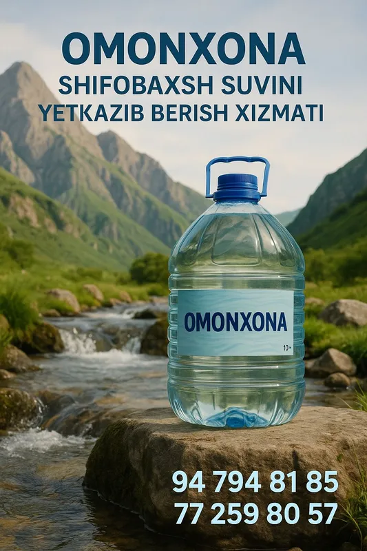 Omonxona gʻoʻrimbuloq suvi yetkazib berish xizmati — фото 4