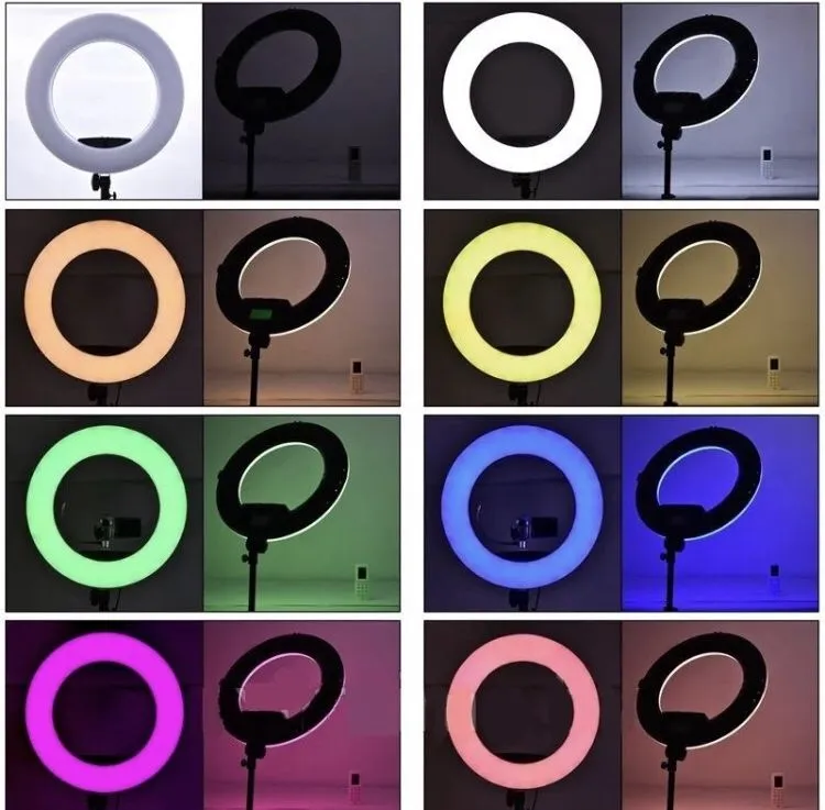 Лампа колцевая RGB — фото 2