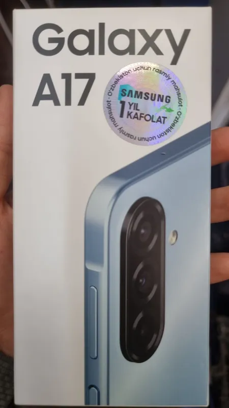 SAMSUNG A 17 6.128 GB xotra 1 yil kafolati bor 1 SAMSUNG A 17 6.128 GB xotra 1 yil kafolati bor 1