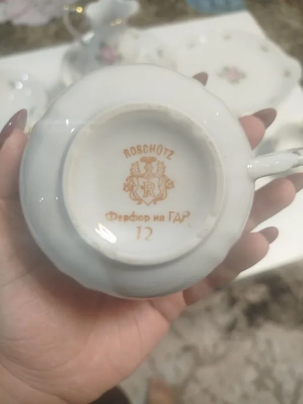 Фарфоровый сервиз ГДР 2