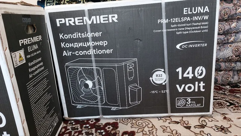 Premier 12 Inverter konditsioner (Yangi) R32 freon 1 Premier 12 Inverter konditsioner (Yangi) R32 freon 1