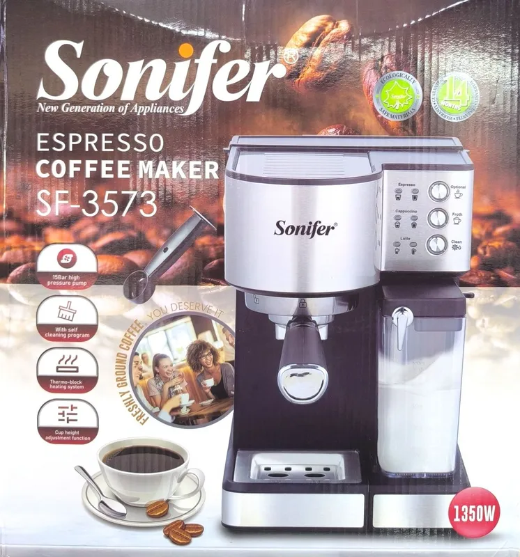 Супер новый кофе машинка Sonifer 3в1, kofe moshina, coffee
