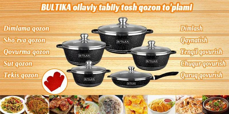 BUTILKA Maifan Toshli Idishlar To‘plami