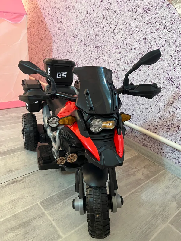 Детский электромотоцикл BMW GS (трёхколёсный) — фото 1