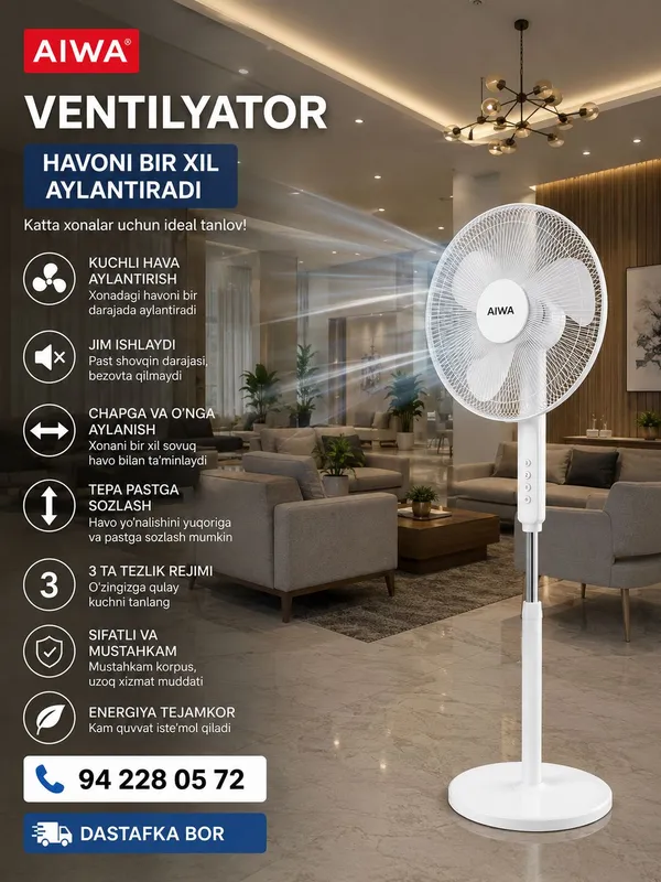 AIWA VENTILYATOR 50 % SIKITKADA 2