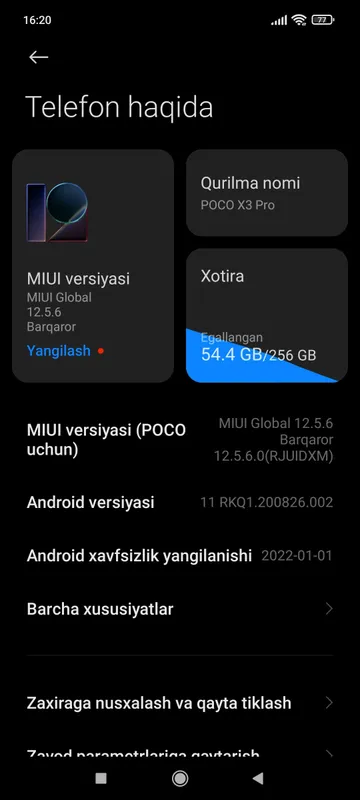 Poco x3 pro 2
