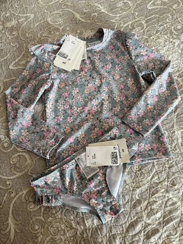 Купальник H&M на девочку 3-4 года 1