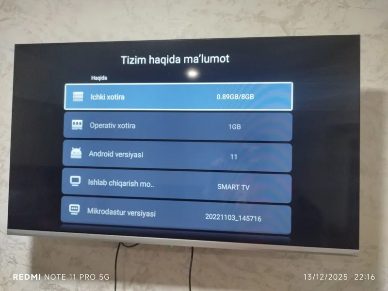 Televizor Samsung olinganiga 3 yil bo'ldi 4K 45talik — фото 4