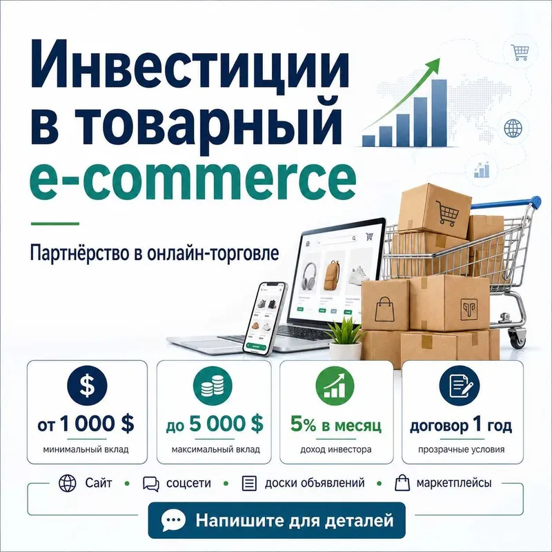 Ищу инвестиции в товарном e-commerce обороте