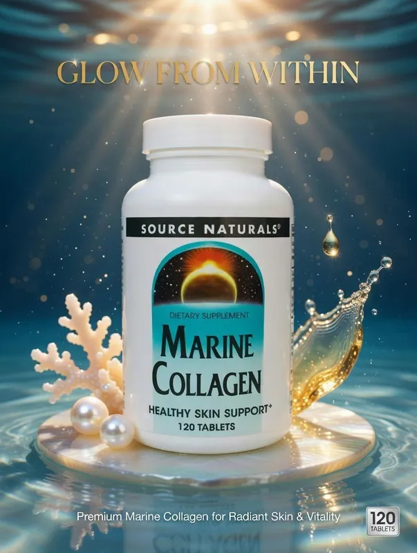 Морской коллаген Source Naturals, поддержка здоровья кожи,Source Natur