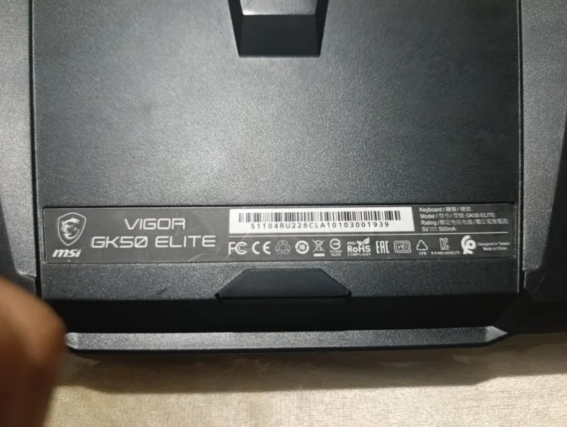 Msi vigor GK50 elite klavitura 3