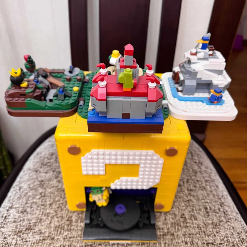 LEGO Super Mario 64 Блок «Вопросительный знак» (71395) — Собранный — фото 2