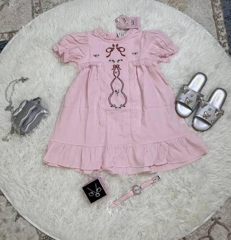 🌸 Yangi kelgan nafis qizaloqlar ko'ylagi 🌸 — фото 1