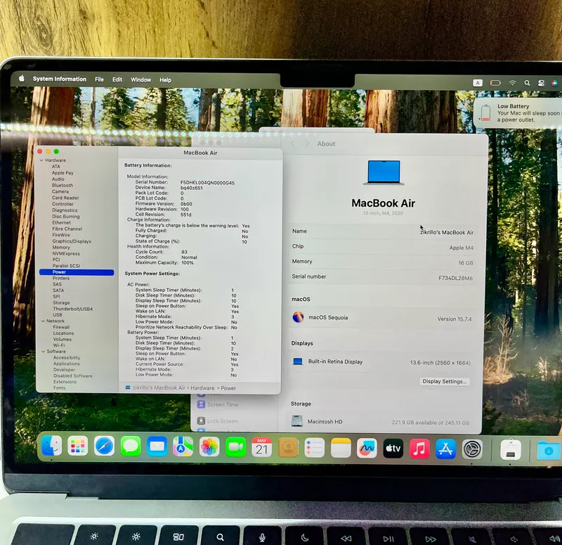 MacBook Air M4 13’Dyum (Sky Blue) 16/256GB- Макбук — фото 1