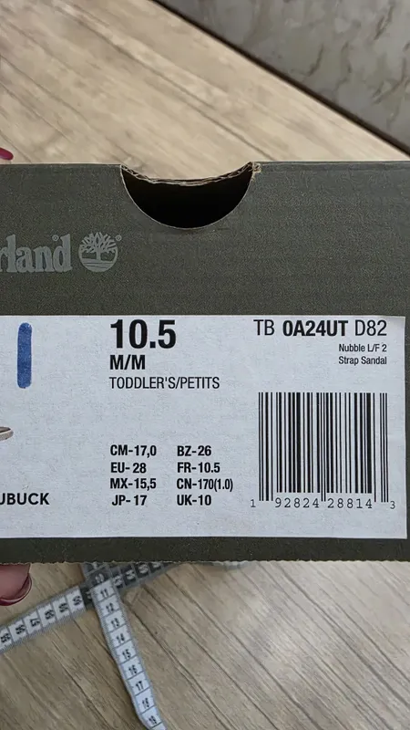 Босоножки Timberland на мальчика, 26 размер, 17 см — фото 6