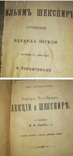 Книги о Шекспире.