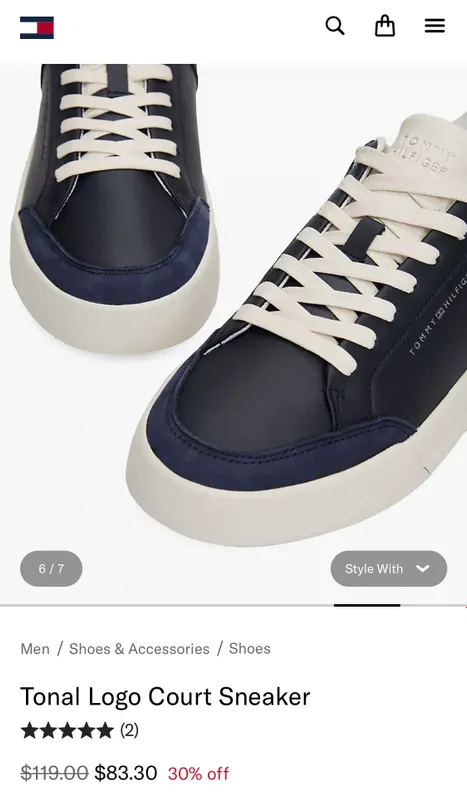 Кроссовки Tommy 43 — фото 4