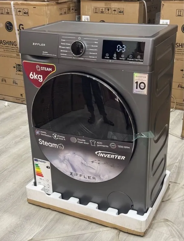 Турецская стиральная машина от фирмы 6 кг Ziffler kir moshina 8kg — фото 2