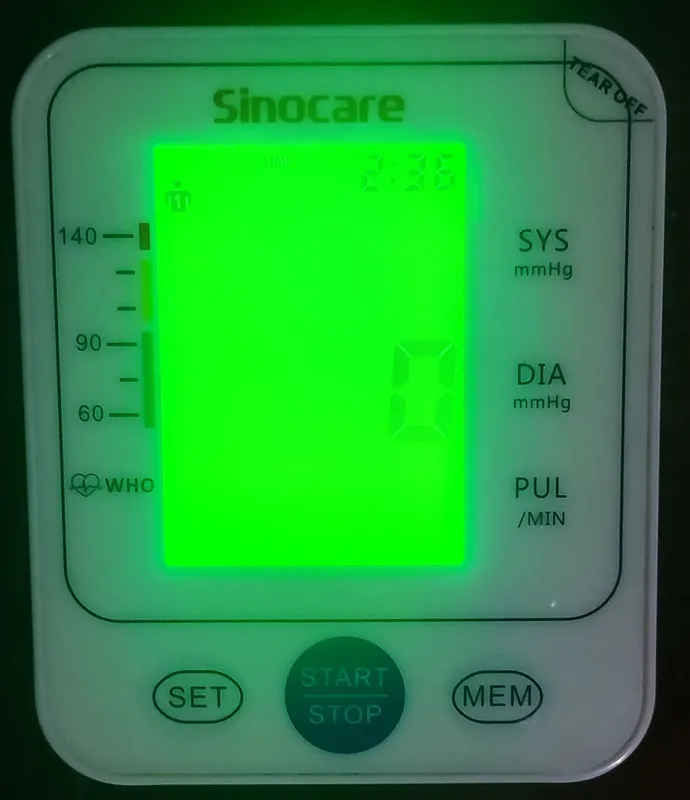 Sinocare elektron tonometr, zavod sumkasi bilan 5