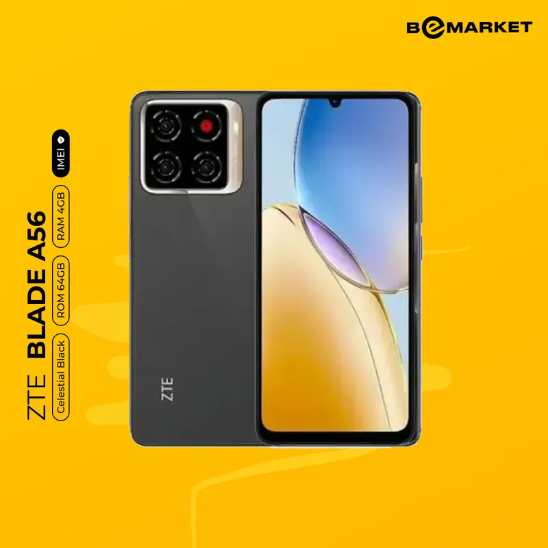 ZTE Blade A56, Celestial Black, 4/64 GB