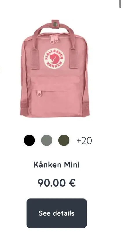 Kanken mini bag рюкзак водонепронецаемый Шведский бренд — фото 4