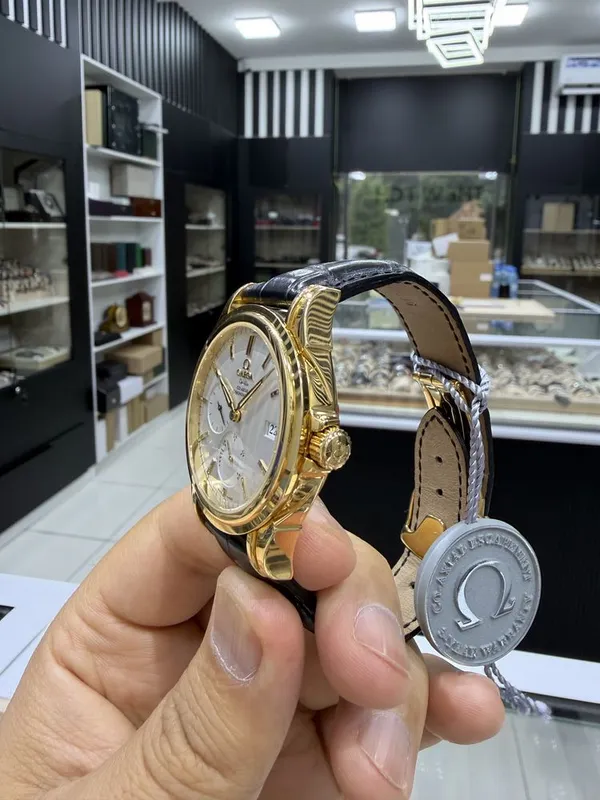 Золотые Часы Omega De Ville Chronometer 18k 750пробы 3