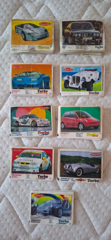 вкладыши от жвачки Turbo