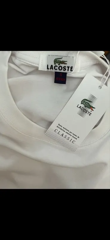 Белая футболка Lacoste (новая) 3 Белая футболка Lacoste (новая) 3
