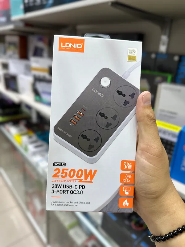LDNIO SC3412 – 2500W rozetka