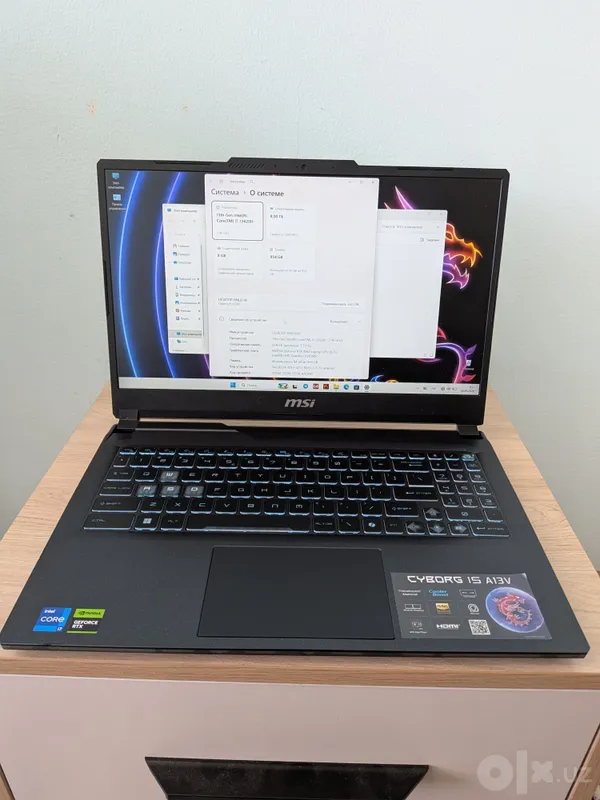MSI Cyborg 15 i7 13620H/8/1TB/RTX 4060 8GB/144Hz 1 MSI Cyborg 15 i7 13620H/8/1TB/RTX 4060 8GB/144Hz 1